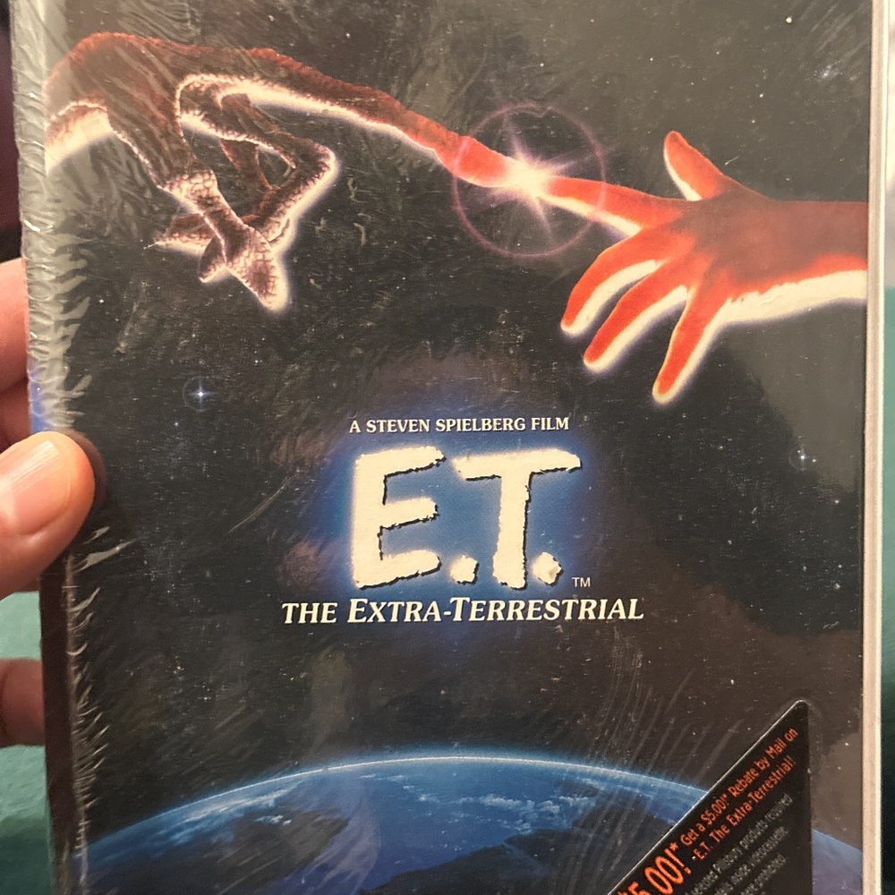 E.T sealed VHS